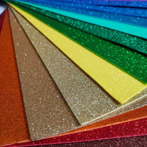 Large Glitter Craft Foam - Glitter EVA Foam - 2mm