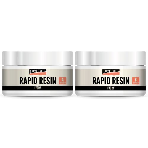 Pentart Rapid Resin 1:1 set - Ivory 2 x 150ml