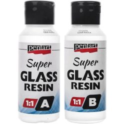 Pentart Szuper Glass Resin 1:1 set - 2 x 125ml