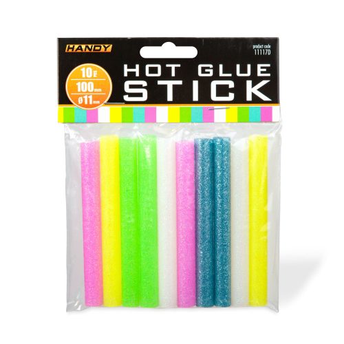 Glue sticks - 11 x 100 mm - colored - 10 pcs