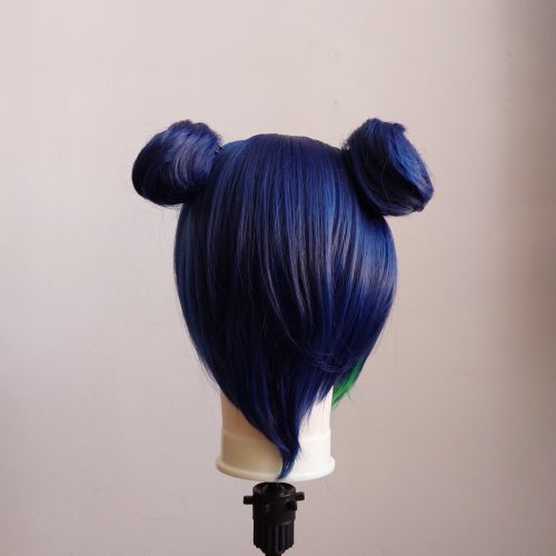 JoJo's Bizarre Adventure - Jolyne Cujoh cosplay paróka, zöld-kék