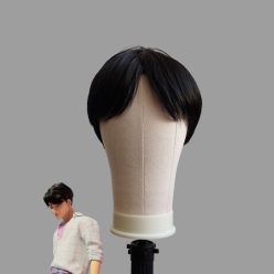 Fekete rövid cosplay paróka