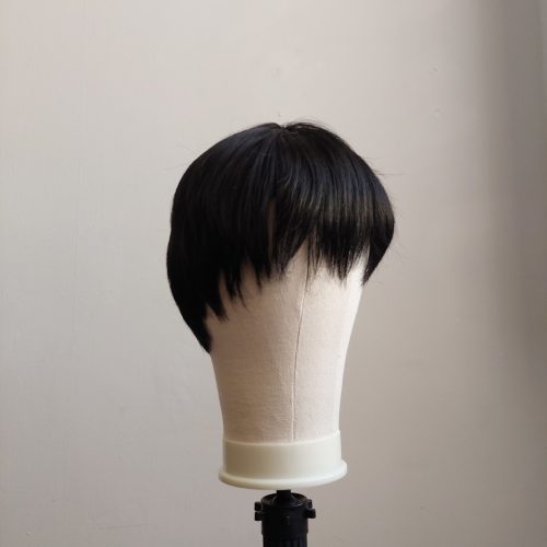 Fekete rövid cosplay paróka